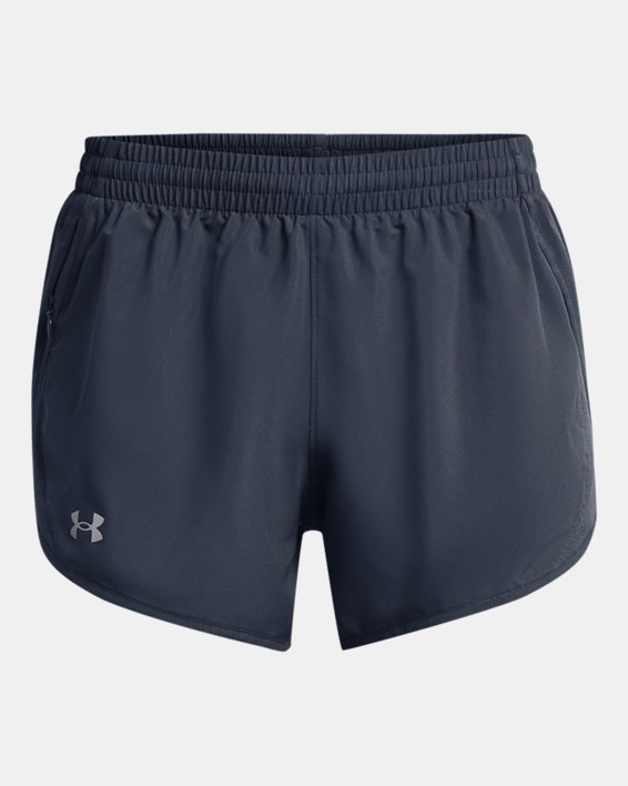 Women's UA Fly-By 3" Shorts in Gray image number 4